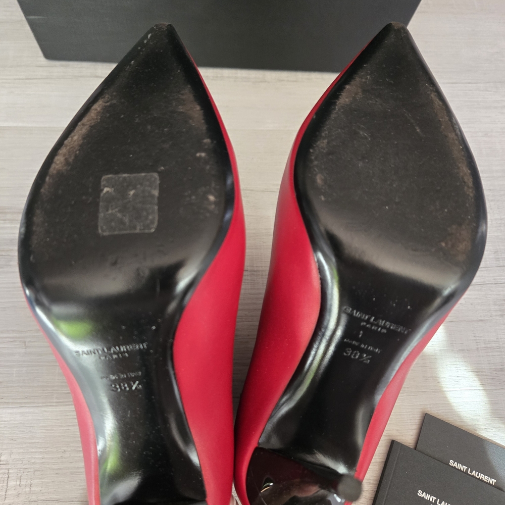 Red Stiletto Ankle Boots - Picture 8 of 15